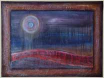 Color image of Swartz painting: All thought becomes an image