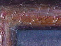 detail of Color image of Swartz painting: All thought becomes an image