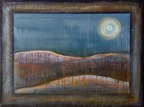 Color image of Swartz painting: Beyond the visible world