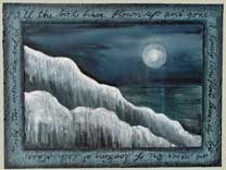 Color image of Swartz painting: All the birds have flown up and gone