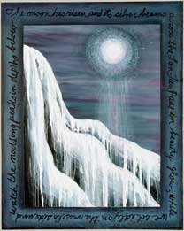 Color image of Swartz painting: An hour of changing scenes