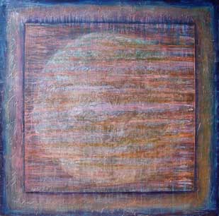 Color image of Swartz painting: The soul begins to tremble into stillness