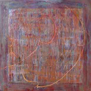 Color image of Swartz painting: The moment of the rose and the moment of the yew-tree are of equal duration