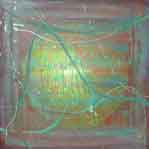 Color image of Swartz painting: Reflecting in a watery mirror