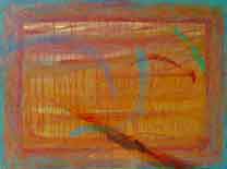 Color image of Swartz painting: Water and fire succeed the town, the pasture and the weed