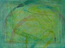 Color image of Swartz painting: This is the use of memory: for liberation