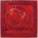 Color image of Swartz painting: Here, the intersection of the timeless moment