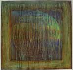 Color image of Swartz painting: Here, the intersection of the timeless moment