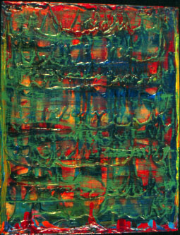 Swartz painting HEARING GREEN (#430)