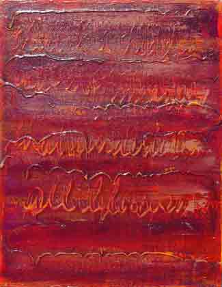 Swartz painting PATTERN DISCERNED #2 (#444)